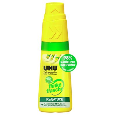 UHU® 46340 Vielzweckkleber flinke Flasche ReNATURE ohne Lösungsmittel 40 g