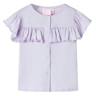 Kinder-T-Shirt Lila 128
