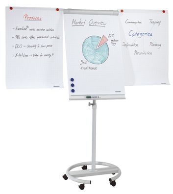 Franken F2400/N Flipchart Mobil - 68 x 105 cm