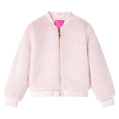 Kinderjacke Kunstpelz Zartrosa 104