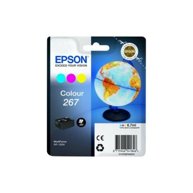 Epson C13T26704010 Original Epson Tintenpatrone color (C13T26704010, 267040,267, 2