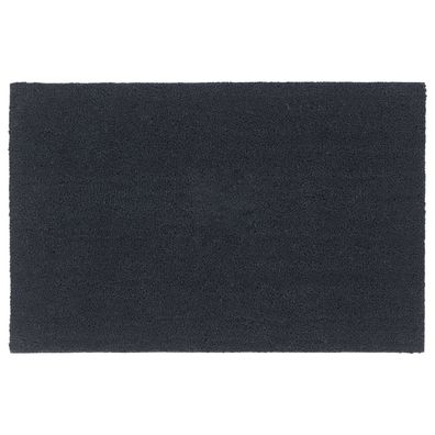 vidaXL Fußmatte Dunkelgrau 65x100 cm Kokosfaser Getuftet