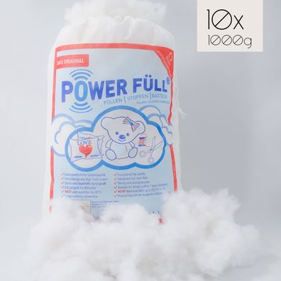 Power Füll Füllwatte 10kg 10x 1KG 10KG Ökotex antiallergisch waschbar 95°C hochfla