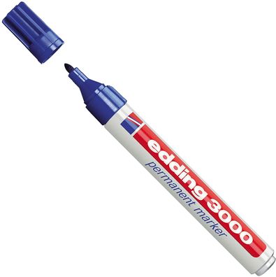 edding 4-3000003 10er Permanentmarker blau 1,5 - 3,0 mm