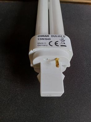 Osram DuLux D 13w/840 Made in Germany CE 2 stifte Metallstäbe pins bolzen