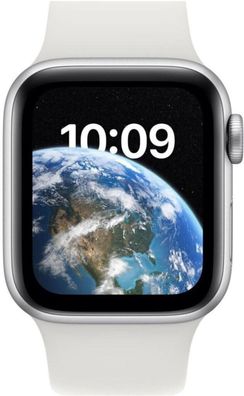 Apple Watch SE 2022 GPS+Cellular 44mm Aluminium Silver Sportband White Neuware