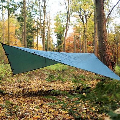 DD Hammocks DD Tarp 4 x 4 Oliv grén Regendach Zubehör