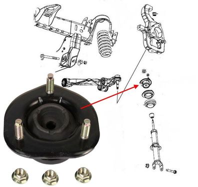 Domlager (Stoßdämpfer VA ) RAM 1500 Bj:09-24 4WD (Gen.4)