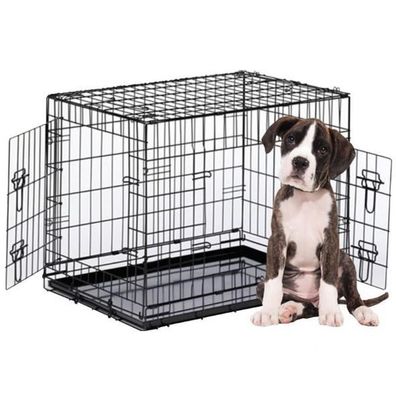 Hundekäfig HK-XL Transportkäfig Drahtkäfig Transportbox Käfig Hundebox faltbar