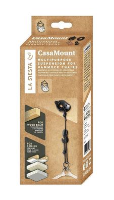 La Siesta CasaMount Black - Montageset fér Hängesessel Montagematerial