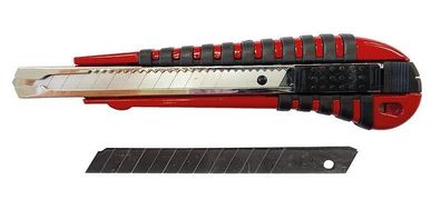 Iwetec Cuttermesser SX96N 9 mm + Abbrechklingen Dark Chili 9 mm, 10 er Pack