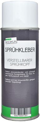 KOKA Sprühkleber Sprühkopf verstellbar 400ml Holz Alleskleber universal Power