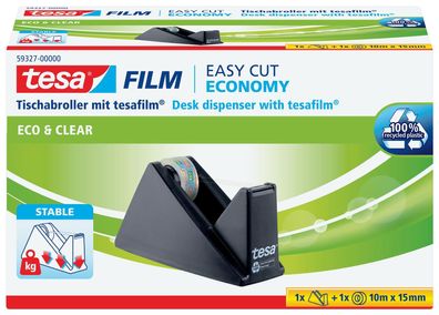 tesa® 59327-00000-01 Tischabroller Easy Cut® Economy - Sparpack, für Rollen bis