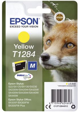 Epson C13T12844012 Original Epson Tintenpatrone gelb (C13T12844012, 1284, 12844012)