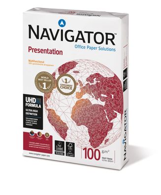 Navigator 82437AH10B Presentation - A5, 100 g/qm, weiß, 500 Blatt