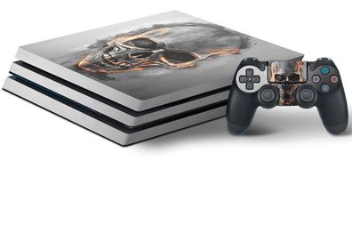 Speedlink DesignSkin Totenkopf Folie Aufkleber Sticker Vinyl für Sony PS4 PRO