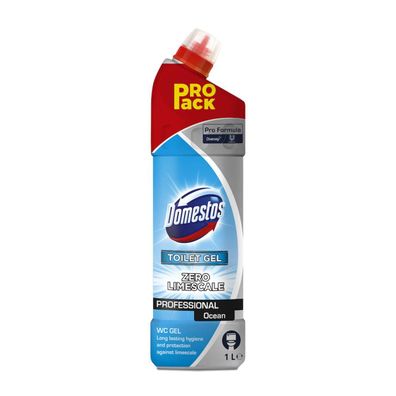 Domestos 101108252 Domestos Professional WC-Reiniger Meeresduft, 1,0 l