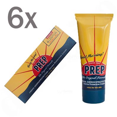 PREP Original Formula Dermoprotektive Hautcreme Hautpflege schutz 6x 75 ml Tube