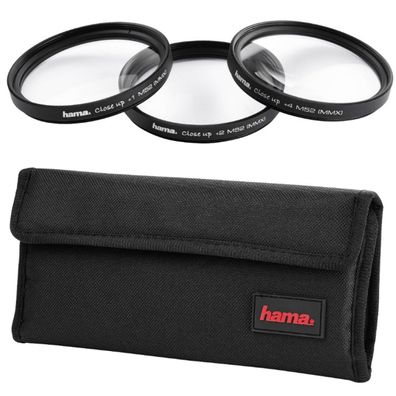 Hama Nahlinsen Set 62mm + 1 + 2 + 4 CloseUp Filter MakroLinse Macro Kamera DSLR