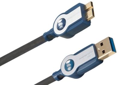 Monster HP HQ 2,1m MicroUSB 3.0 USBKabel Ultra HighSpeed MicroBStecker PC