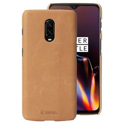 Krusell Cover Leder HardCase Schale SchutzHülle Tasche für OnePlus 6T One Plus