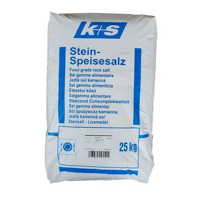 K+S Stein Speisesalz 25kg Kochsalz Gewürz