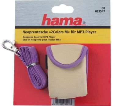 Hama NeoprenTasche GürtelSchlaufe KöcherTasche Hülle Etui für MP4 MP3Player