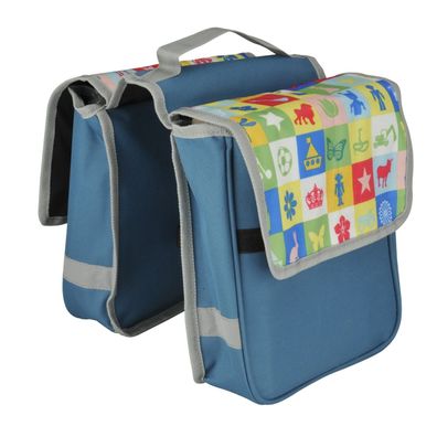 Fischer Gepäckträger-Tasche Kids Kinder Fahrrad-Tasche Seiten-Tasche Bike Case