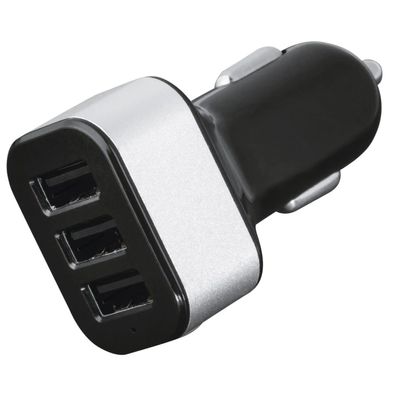 Hama KFZ Lader 4,4A 3-Port USB Ladegerät 12V 24V Lade-Adapter für Handy iPhone