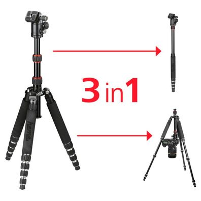 Hama DreibeinStativ Traveller Premium Duo 146cm Ball KameraStativ FotoStativ