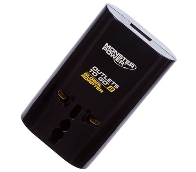 Monster ReiseStecker StromAdapter + USB Welt Europa Euro EU DE UK US USA AUS