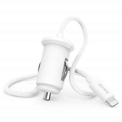 Hama KFZ Schnell-Ladekabel Lightning 18W USB PD Lade-Adapter Auto Ladegerät