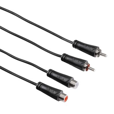 Hama CinchVerlängerung 10m RCA Buchse auf Stecker Verlängerungskabel Kabel HiFi