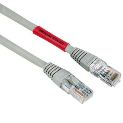 Hama 5m Cat5e CrossOver UTP NetzwerkKabel PatchKabel LANKabel Cat 5e Gigabit