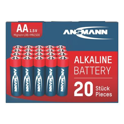 Ansmann 5015548 1x20 Ansmann Alkaline Mignon AA LR 6 red-line Box