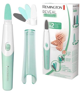 Remington Reveal Maniküre + Pediküre Set elektrisch Aufsätze NagelPflege Feile