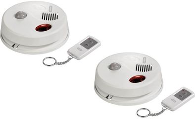 2x Pack Xavax DeckenAlarm 360° Bewegungsmelder Sensor Einbruchschutz HausAlarm