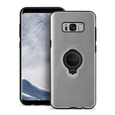 Puro MagnetRing Cover TPU Case SchutzHülle Clear Tasche für Samsung Galaxy S8