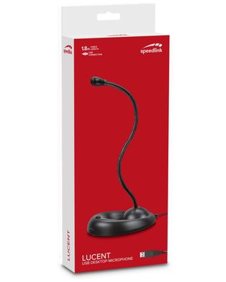 Speedlink USB TischMikrofon Desktop Microphone Mic Standfuß Ständer PC Notebook