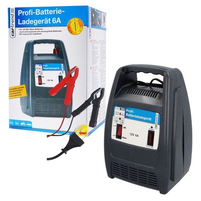 BatterieLadegerät 12V 6A Anzeige ErhaltungsLadung Auto Kfz PKW BatterieLader