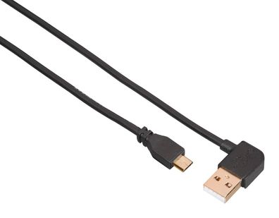 Hama LadeKabel DatenKabel MicroUSB 0,5m Kurz Gold Adapter Verbindungskabel