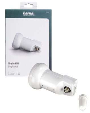 Hama Universal LNB Single Premium Digital LNB für Sat TV Receiver 4K UHD Full HD