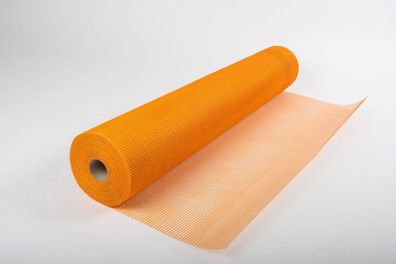 Armierungsgewebe Glasfasergewebe Gewebe 165g/m² WDVS Putzgewebe Orange 50m²