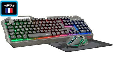 Speedlink TYALO USB Gaming Tastatur + Maus + Mauspad Frankreich AZERTY Layout