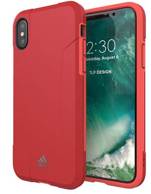 Adidas Solo Pink Cover HardCase Tasche SchutzHülle Box für Apple iPhone X / Xs