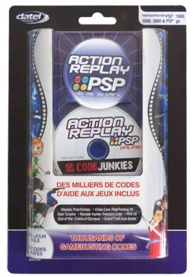 Datel Action Replay CheatModul Adapter für Sony PSP Fat S&L Go Konsole Spiele