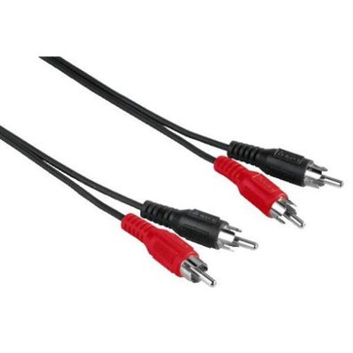 Hama 2,5m CinchKabel Audio Anschlusskabel 2x RCAStecker Stereo RCA HiFi Chinch