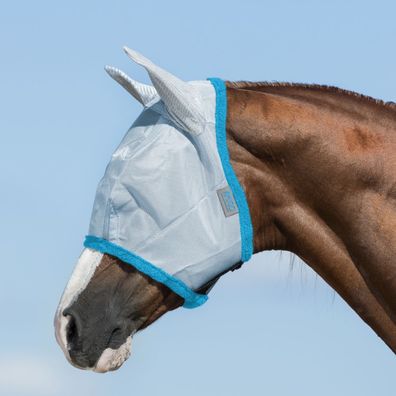 Horseware Fliegenmaske Amigo Fly Mask - BabyBlue/ Electric