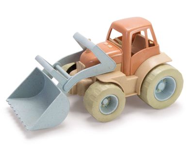 Dantoy Traktor Bio-Kunststoff Radlader Kinder-Spielzeug Sandkasten Geschenk Box