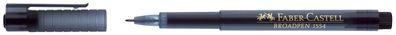 Faber-Castell 155499 Fineliner Broadpen 1554 - 0,8 mm, schwarz (dokumentenecht)